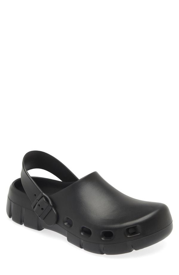 ビルケンシュトック メンズ シューズ スリッポン・ローファー Birkenstock Birki Flow Clog Black ブラック