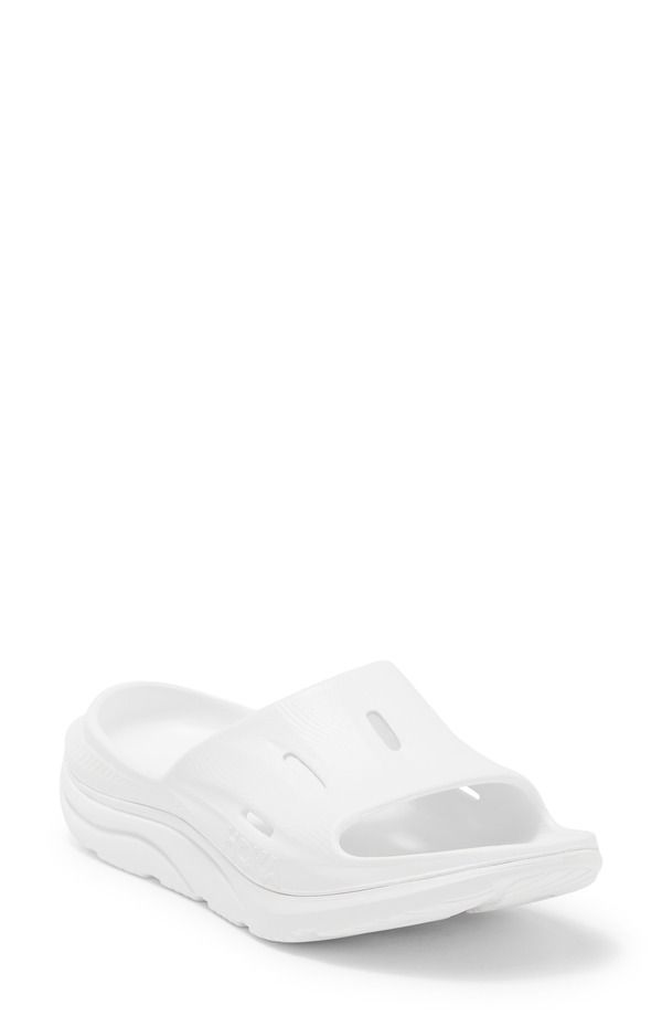 ホカオネオネ レディース シューズ サンダル HOKA Gender Inclusive Ora Recovery Slide 3 Sandal Dnuwhite White ホワイト