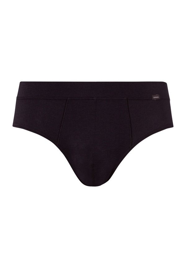 ハンロ メンズ アンダーウェア ブリーフパンツ コットン Hanro Natural Function TENCELTM and Cotton Brief Deep Black ブラック