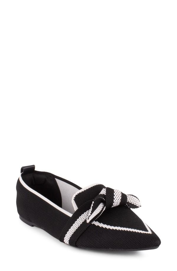 タハリ レディース シューズ スリッポン・ローファー Tahari Florentia Pointed Toe Loafer Black ブラック