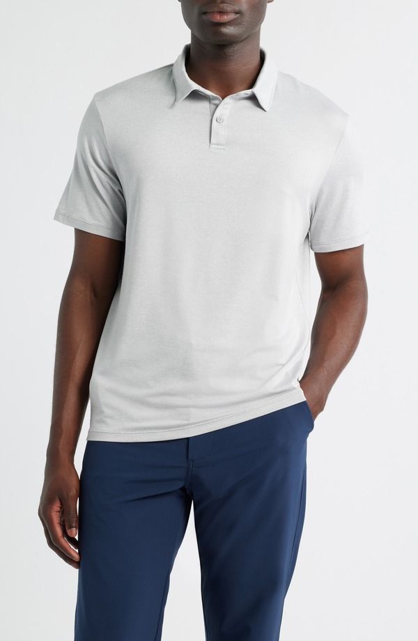 ゼラ メンズ トップス ポロシャツ Zella Dynamic Train Polo Grey Fog Heather グレー 8,725円