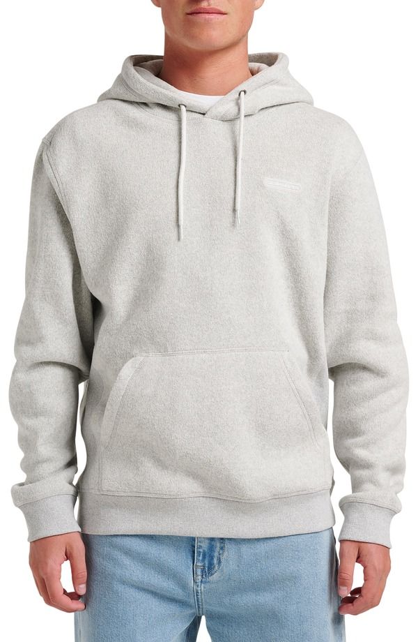 クイックシルバー メンズ アウター パーカー・スウェット Quiksilver Keller Hoodie Light Gray Heather グレー