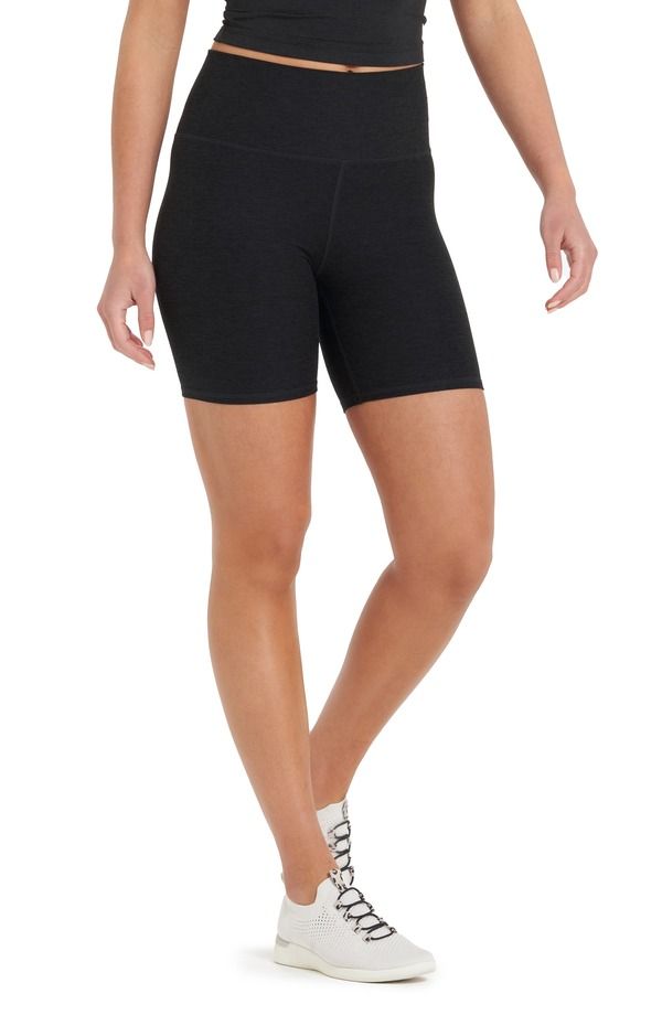 ビュオーリ レディース ボトムス ハーフパンツ・ショーツ ハイウエスト ショートパンツ Vuori Clean Elevation High Waist Bike Shorts Black Heather ブラック