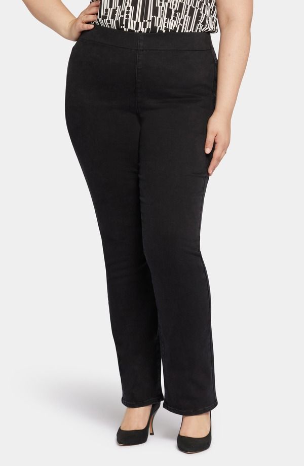 エヌワイディージェイ レディース ボトムス デニムパンツ ストレート ジーンズ NYDJ PullOn Straight Leg Jeanstellar