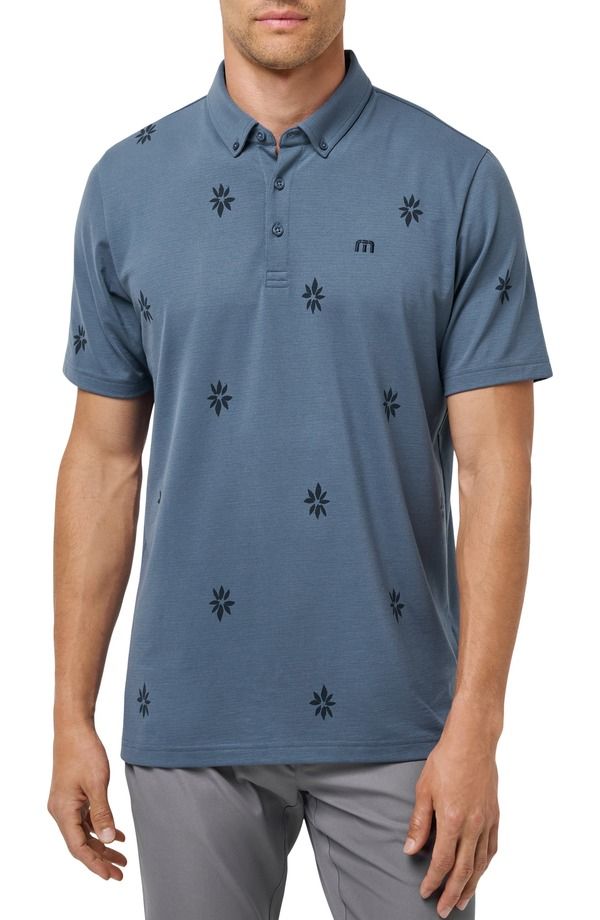 トラビスマヒュー メンズ トップス シャツ ボタンダウン フラワー柄 ダウン フラワー TravisMathew Rome Around Floral Button Down Polo Bering Sea