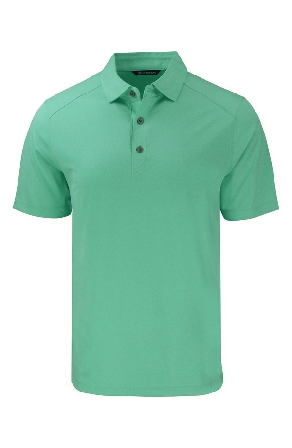 カッターアンドバック メンズ トップス ポロシャツ Cutter Buck Forge Recycled Blend Polo Fresh Mint Heather ヘザー