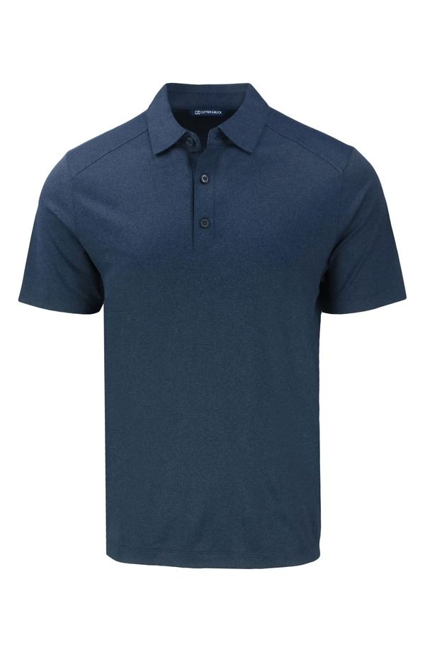 カッターアンドバック メンズ トップス ポロシャツ Cutter Buck Forge Recycled Blend Polo Dark Navy Blue Heather ヘザー