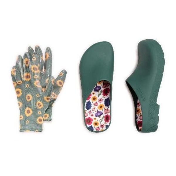 ムクルクス レディース シューズ サンダル MUK LUKS Garden Clog and Glove Set Sunny