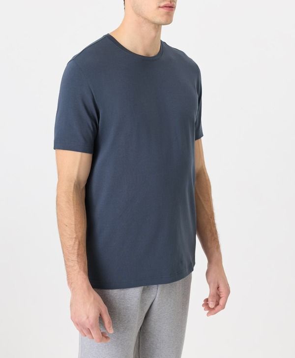 パクト メンズ トップス Tシャツ クルーネック コットン Pact Luxessential Classic Fit Crewneck Tee Made With Organicotton Steel Blue ブルー
