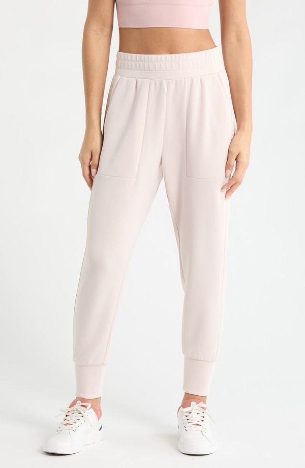 ゼラ レディース ボトムス レギンス ハイウエスト ジョガーパンツ Zella Ultra Soft High Waist Joggers Pink Hush ピンク