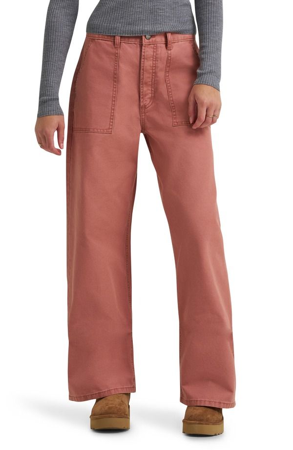 リー レディース ボトムス レギンス パンツ Lee Patch Pocket Slouchy Twill Pants Dusty Rose