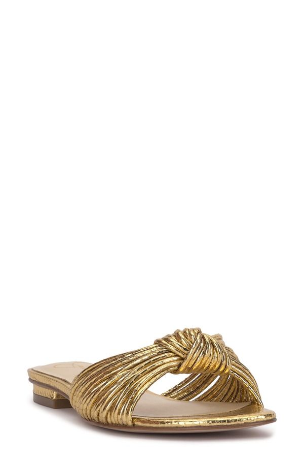 ジェシカシンプソン レディース シューズ サンダル Jessica Simpson Dydra Slide Sandal Gold 02 ゴールド