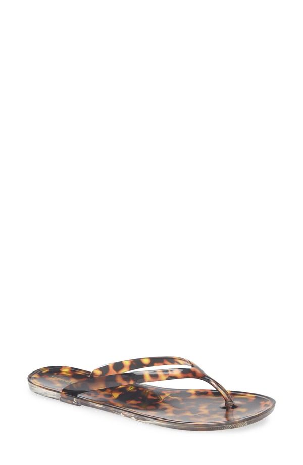 ジェフリー キャンベル レディース シューズ サンダル Jeffrey Campbell Beach Day Jelly Flip Flop Tortoise