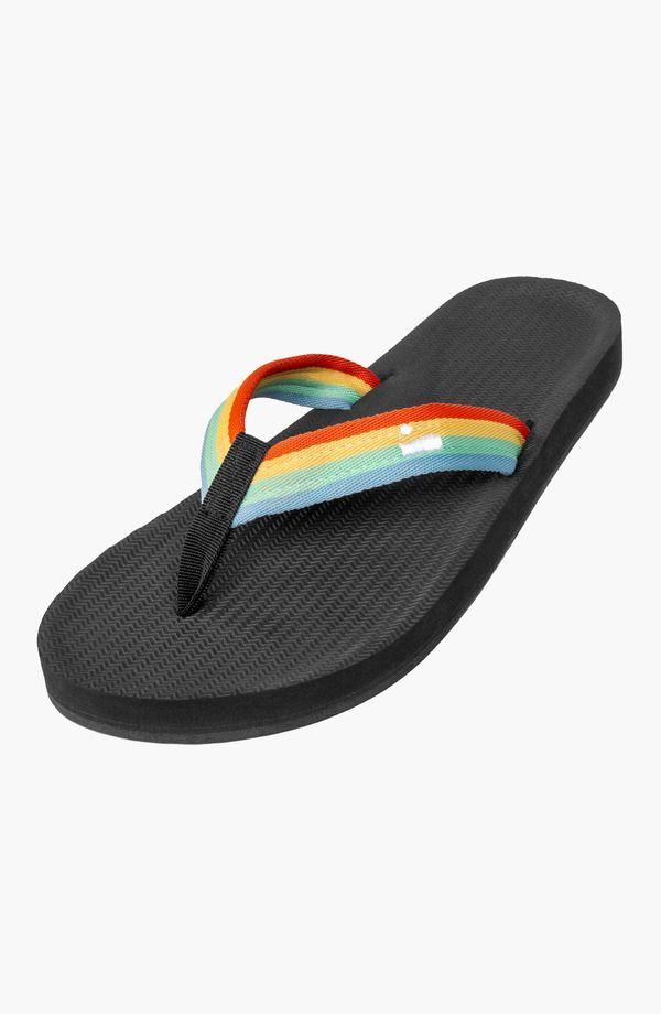 インドソール メンズ シューズ サンダル Indosole ResponsiblyMade Tire Soleasy Living Flip Flops Rainbow