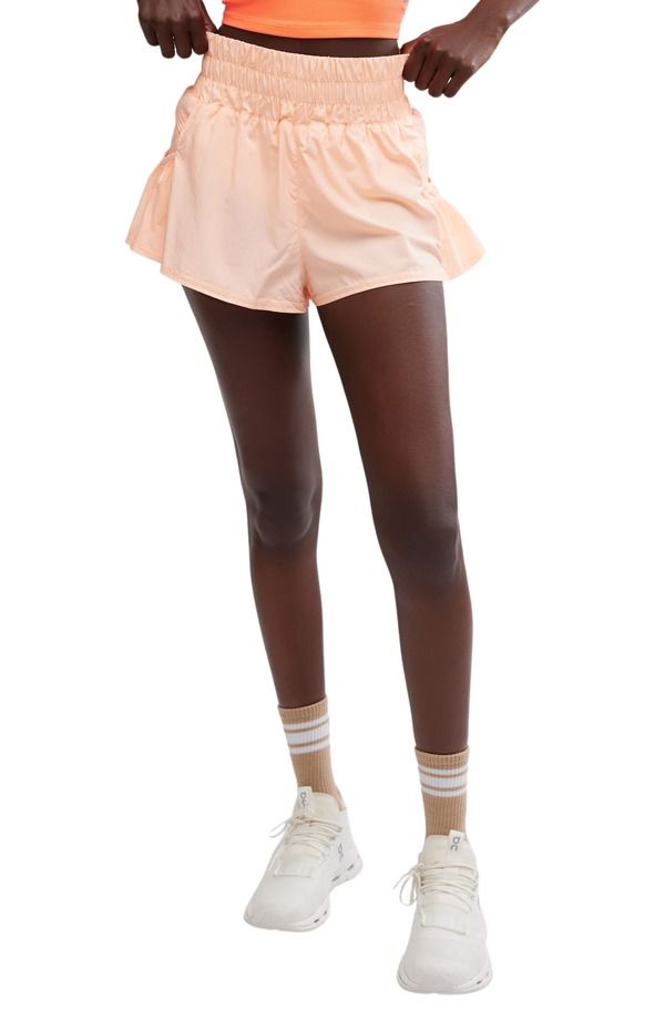 フリーピープル レディース ボトムス ハーフパンツ・ショーツ ショートパンツ Free People FP Movement Get Your Flirt On Shorts Pastel Peach ピーチ
