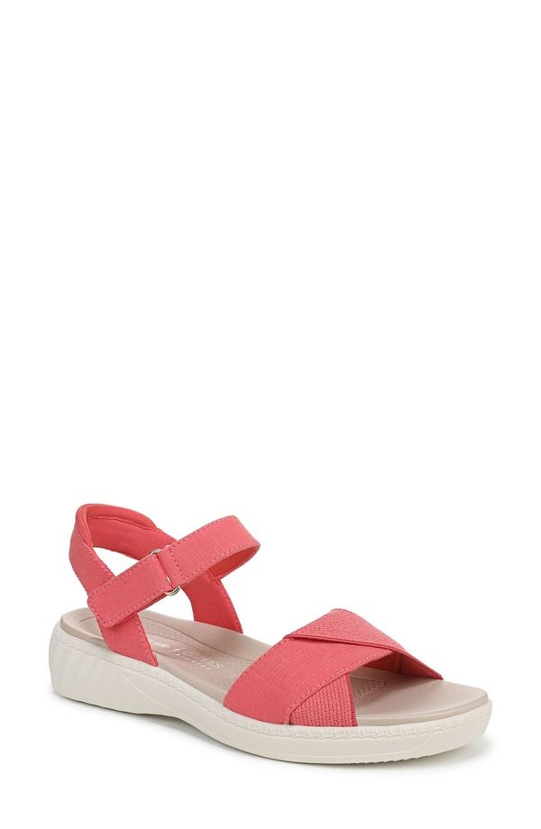 ライフストライド レディース シューズ サンダル LifeStride Lane Sandal Coral Fabric コーラル