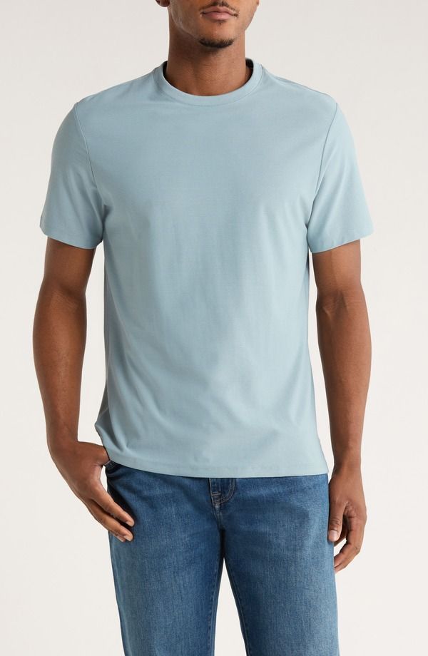 ロバートバラケット メンズ トップス Tシャツ Robert Barakett Hickman Solid TShirt Softeal ティール