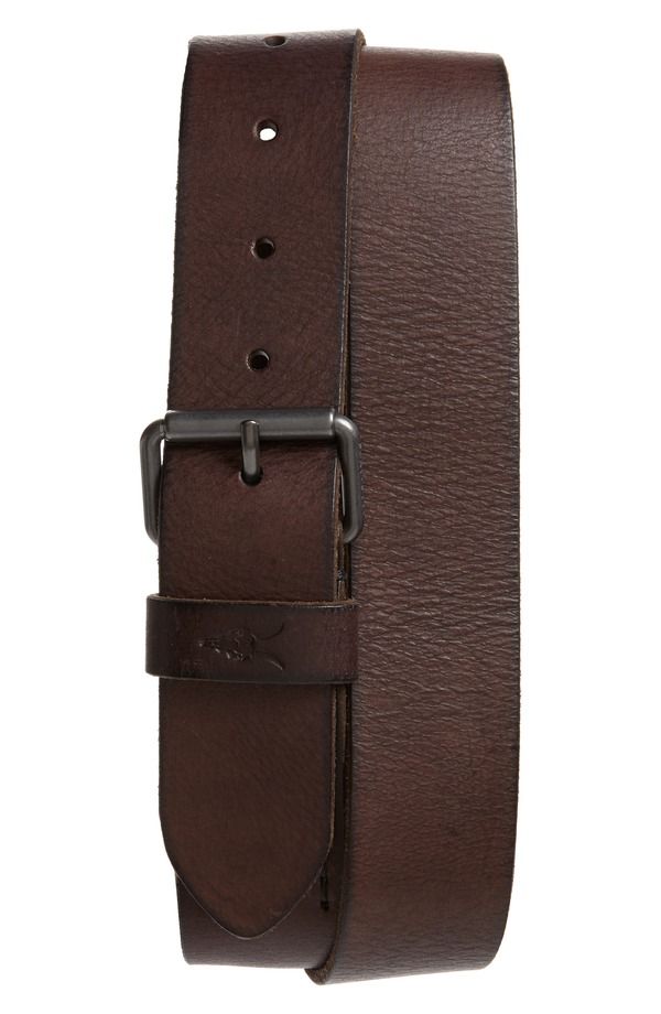 オールセインツ メンズ アクセサリー ベルト レザー AllSaints Leather Belt Bitter Brown ブラウン