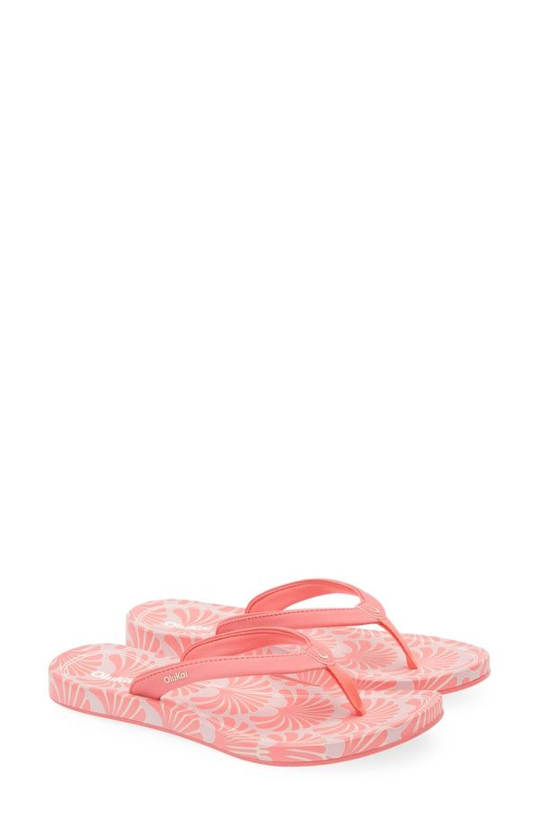 オルカイ レディース シューズ サンダル OluKai Uiki Wateresistant Flip Flop Hot Pink Pai ピンク