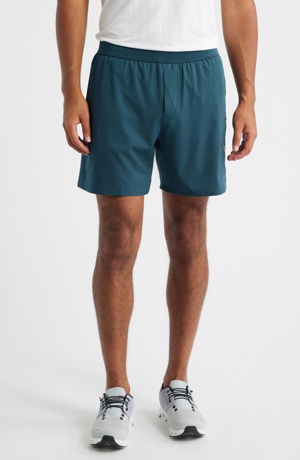 ビュオーリ メンズ ボトムス ハーフパンツ・ショーツ ショートパンツ Vuori Qualify Running Shorts Deep Sea