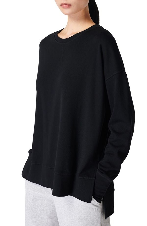 スウェッティベティ レディース アウター パーカー・スウェット シャツ Sweaty Betty After Classweatshirt Black ブラック