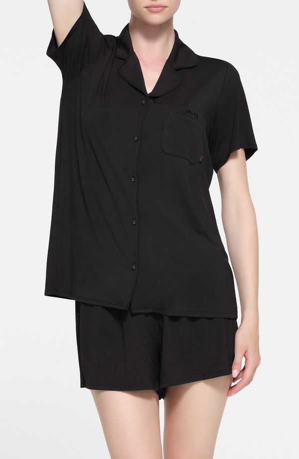 スキムズ レディース アンダーウェア ナイトウェア SKIMShort Sleeve Pajamas Onyx