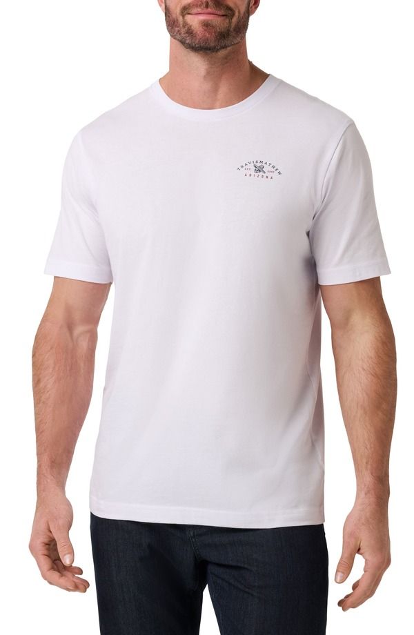 トラビスマヒュー メンズ トップス Tシャツ グラフィック TravisMathew Mesa Views Graphic TShirt White ホワイト