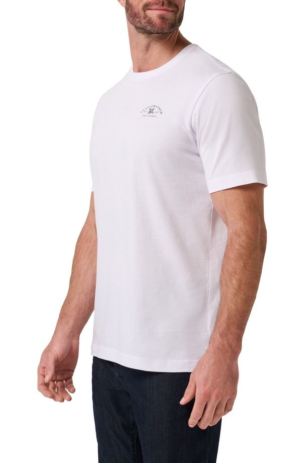 トラビスマヒュー メンズ トップス Tシャツ グラフィック TravisMathew Mesa Views Graphic TShirt White ホワイト