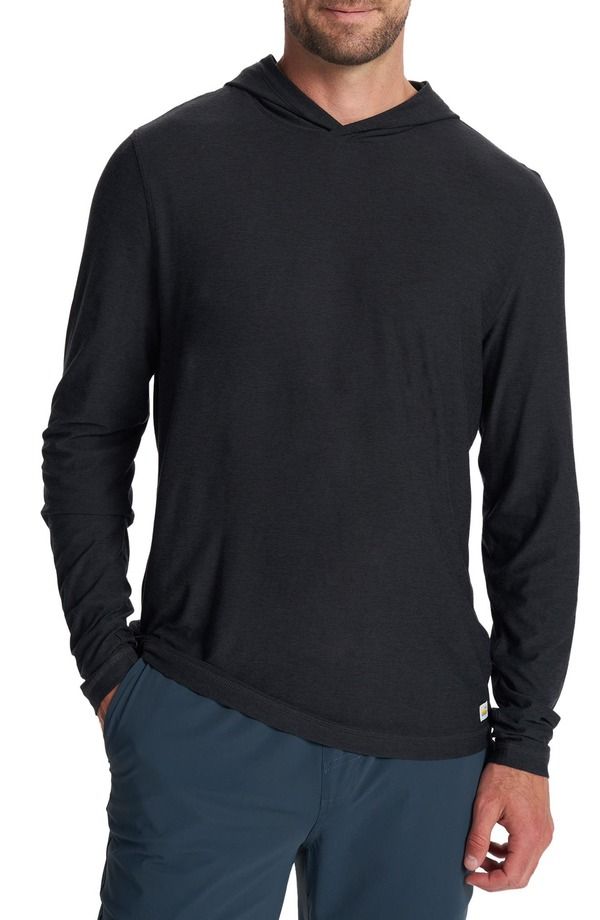 ビュオーリ メンズ アウター パーカー・スウェット Vuori Strato Techoodie Black Heather ブラック