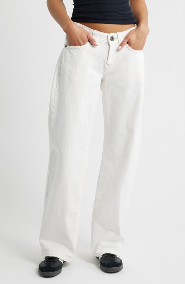 アーバンアウトフィッターズ レディース ボトムス デニムパンツ ワイドレッグ ジーンズ BDG Urban Outfitters Kaylaruba Wide Leg Jeans White ホワイト