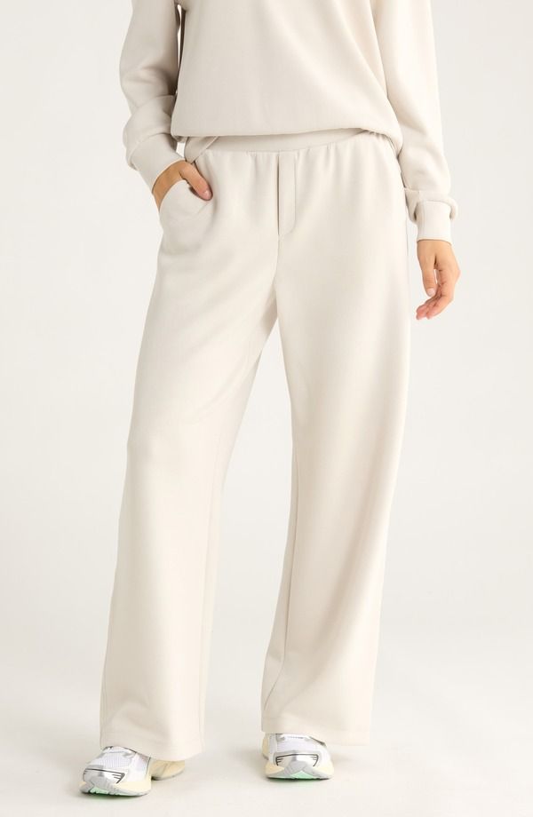 ゼラ レディース ボトムス レギンストレート ハイウエスト パンツ Zella Ultra Soft High Waistraight Leg Pants Grey Moonbeam グレー