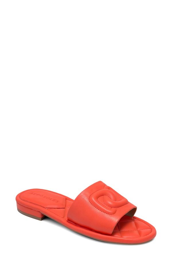 エアロソールズ レディース シューズ サンダル Aerosoles Jilda Slide Sandal Orange オレンジ