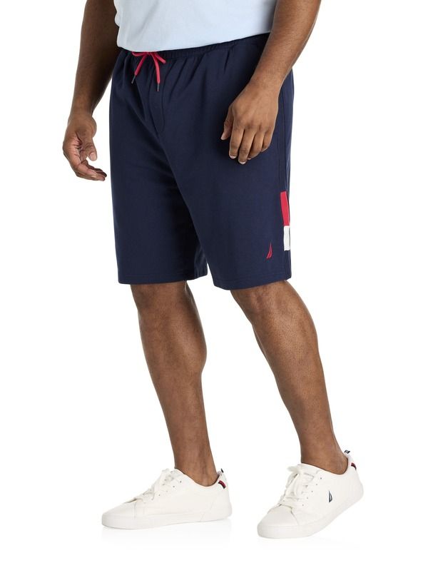 ナウティカ メンズ ボトムス ハーフパンツ・ショーツ トール ショートパンツ ニット Nautica Big Tall Active Knit Performance Shorts Navy ネイビー