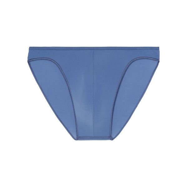 ホム メンズ アンダーウェア ブリーフパンツ HOM Plumes Micro Brief Mid Blue ブルー
