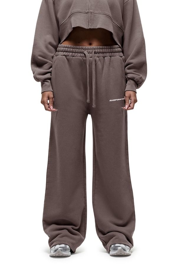 グッドフォーナッシング レディース ボトムス カジュアルパンツ ヴィンテージョガーパンツ Good For Nothing Vintage Taupe Relaxed Joggers Brown ブラウン