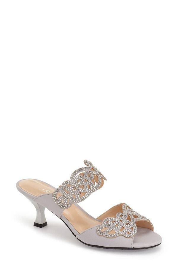 ジェイレニー レディース シューズ ヒール サンダル J Rene Francie Evening Sandal Silver シルバー