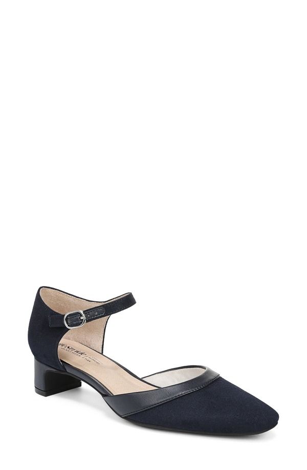 ライフストライド レディース シューズ ヒール アンクル LifeStride Leighton Ankle Strapump Lux Navy ネイビー