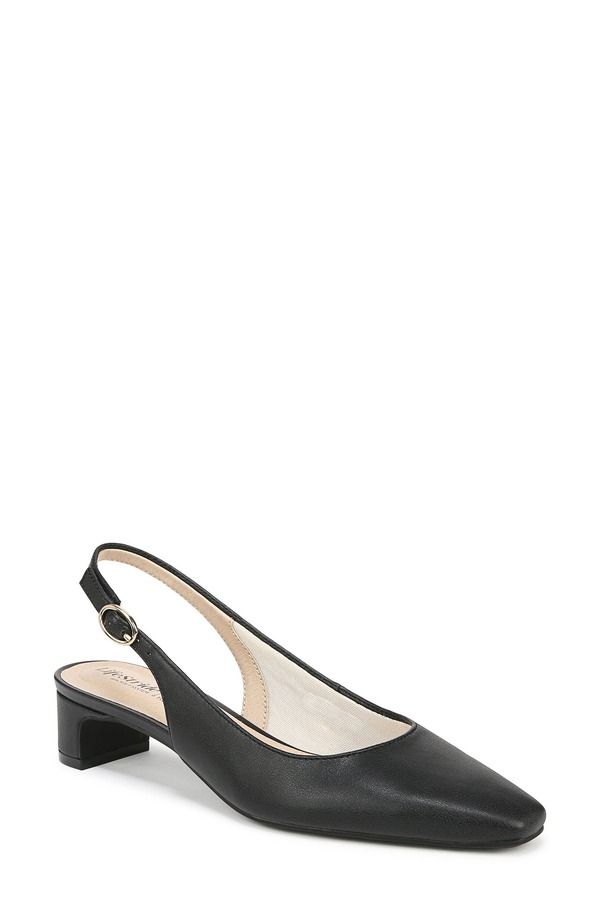 ライフストライド レディース シューズ ヒール LifeStride Lorena Slingback Pump Black ブラック