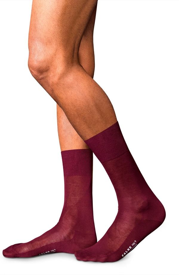 ファルケ メンズ アンダーウェア 靴下 コットン Falke No 9 Cotton Blend Socks Barolo8596