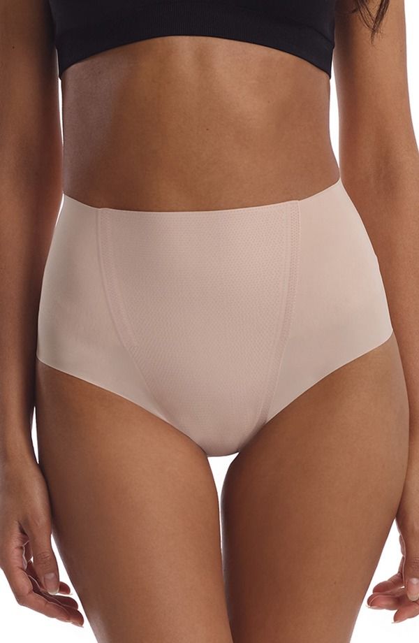 コマンドー レディース アンダーウェア パンツ ハイウエスト Commando Zone Smoothing High Waist Briefs Beige ベージュ