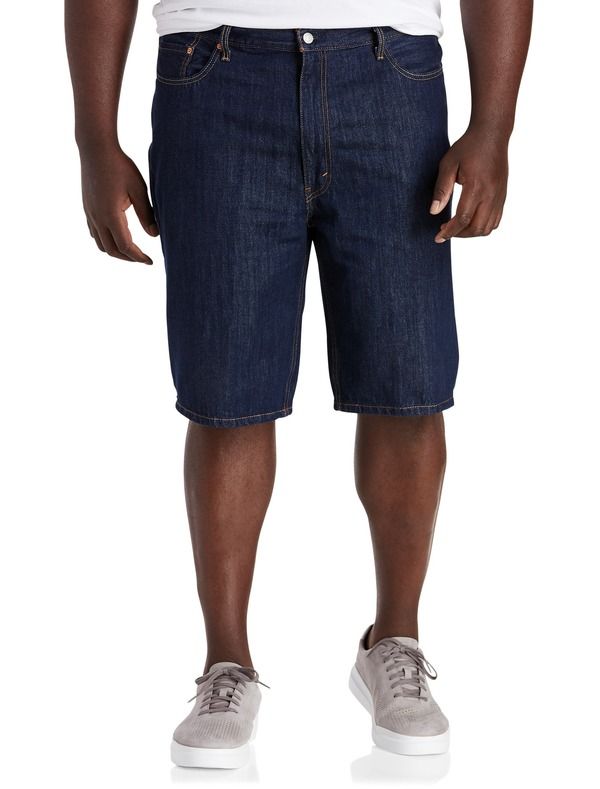リーバイス メンズ ボトムス デニムパンツ トール ショートパンツ Levis Big Tall 469 LooseFit Denim Shorts Lazy Blue ブルー 13,476円