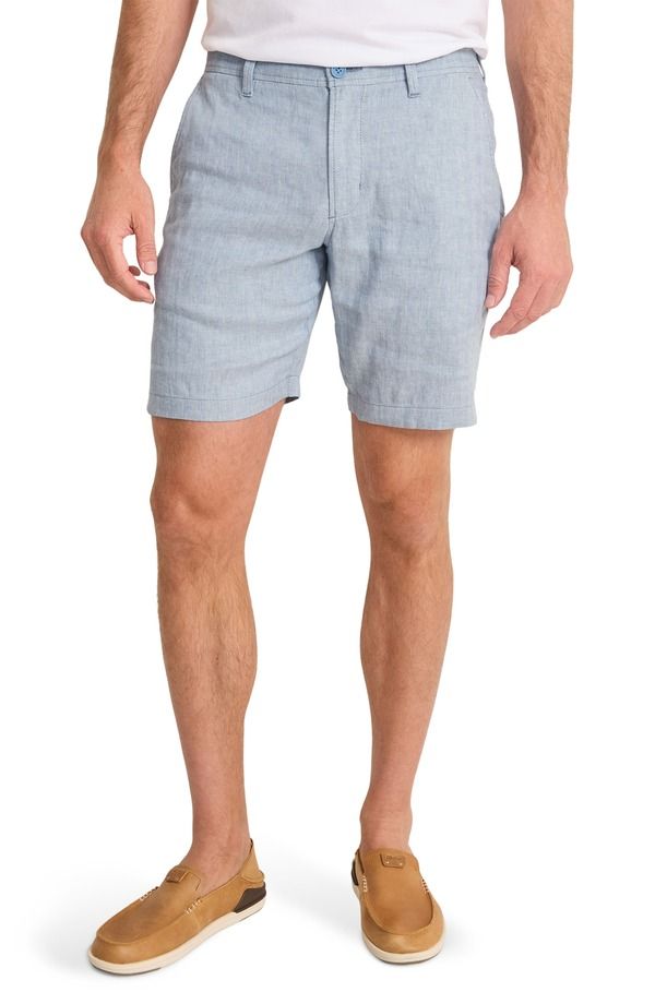 トッミーバハマ メンズ ボトムス ハーフパンツ・ショーツ ショートパンツ リネン Tommy Bahama Beach Coast Linen Blend Shorts Ocean City