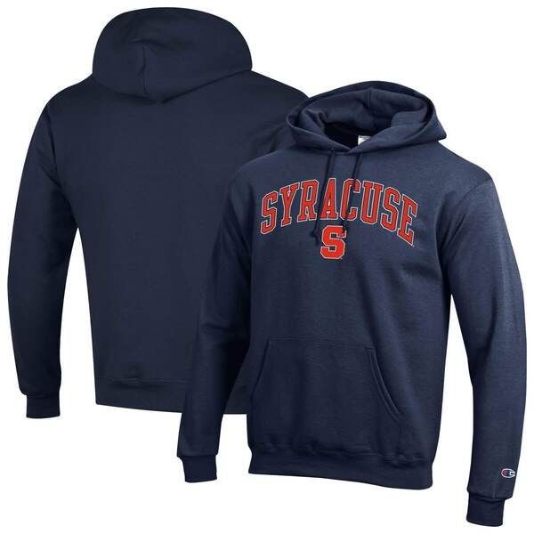 チャンピオン メンズ アウター パーカー・スウェット ロゴ MensChampionavy Syracuse Orange Arch Over Logo Pullover Hoodie Navy ネイビー