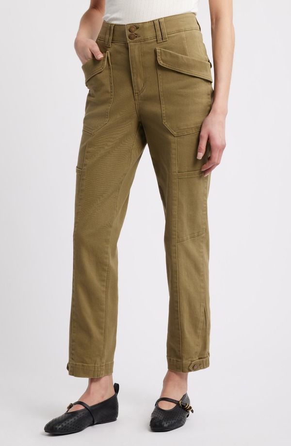 ウィットウィズダム レディース ボトムス レギンス パンツ Wit Wisdom Skyrise Tapered Utility Pants Golden Olive オリーブ