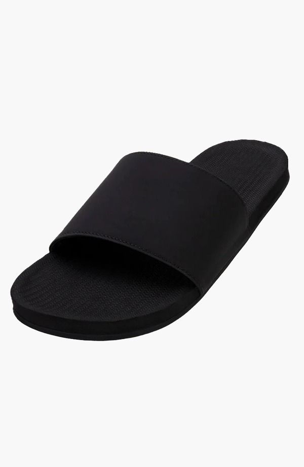 インドソール メンズ シューズ サンダル Indosole ResponsiblyMade Tire Sole Slide Sandals Black ブラック
