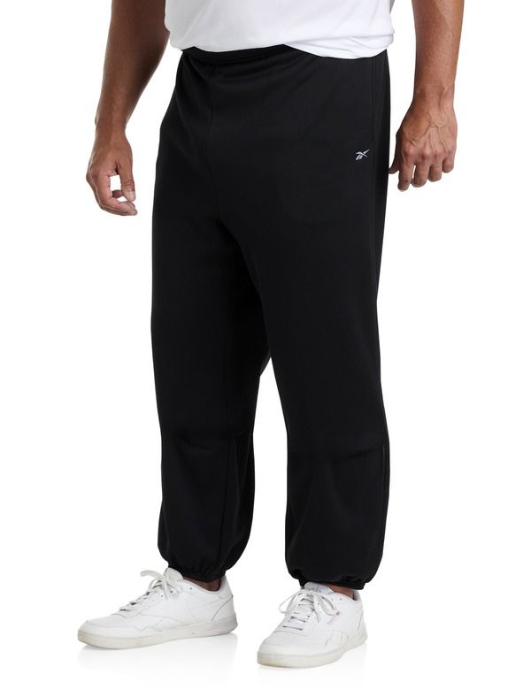 リーボック メンズ ボトムス カジュアルパンツ ジョガーパンツ フリース Reebok Performance Fleece Joggers Black ブラック