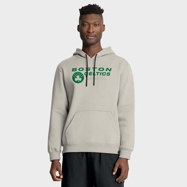 ファナティクス メンズ アウター パーカー・スウェット Mens Fanatics Off White Boston Celtics Crossover Collection Blocked Shot Premium Pullover Hoodie Cream
