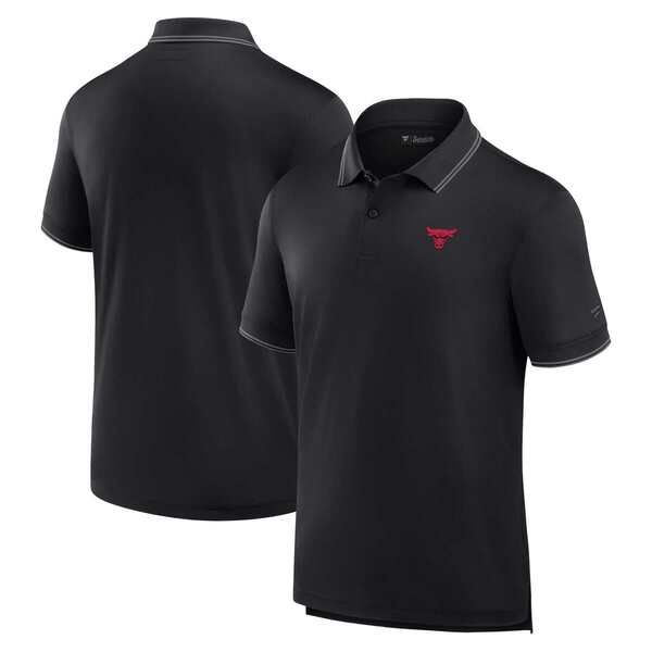 ファナティクス メンズ トップス シャツ Mens Fanatics Black Chicago Bulls Front Office Polo Black ブラック