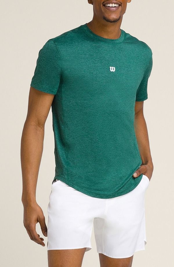 ウィルソン メンズ トップス Tシャツ WILSON Everyday Performance TShirt Field Green グリーン