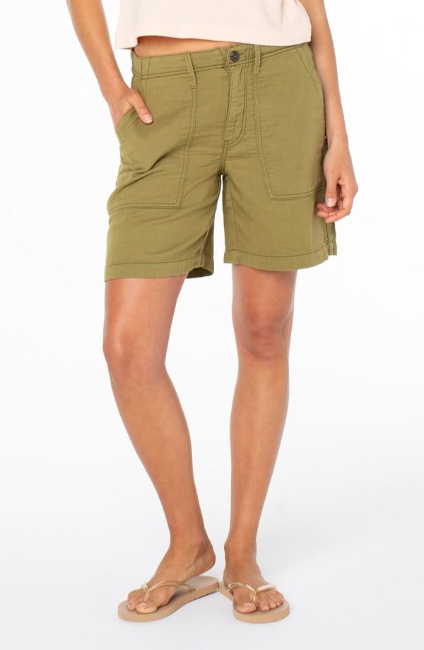 ロキシー レディース ボトムス ハーフパンツ・ショーツ ショートパンツ コットン Roxy Hawaii Harbor Cotton Shorts Avocado